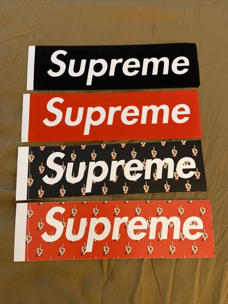 Supreme Box Logo Sticker Collection, All