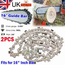 2PCS Chainsaw Saw Chain for 16" Bar  Fits TITAN TTL355CHN TTL759CHN 56DL 3/8LP