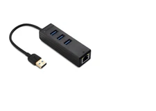 Cable Matters 3 Port USB 3.0 Hub with Gigabit Ethernet Supporting 10/100/1000