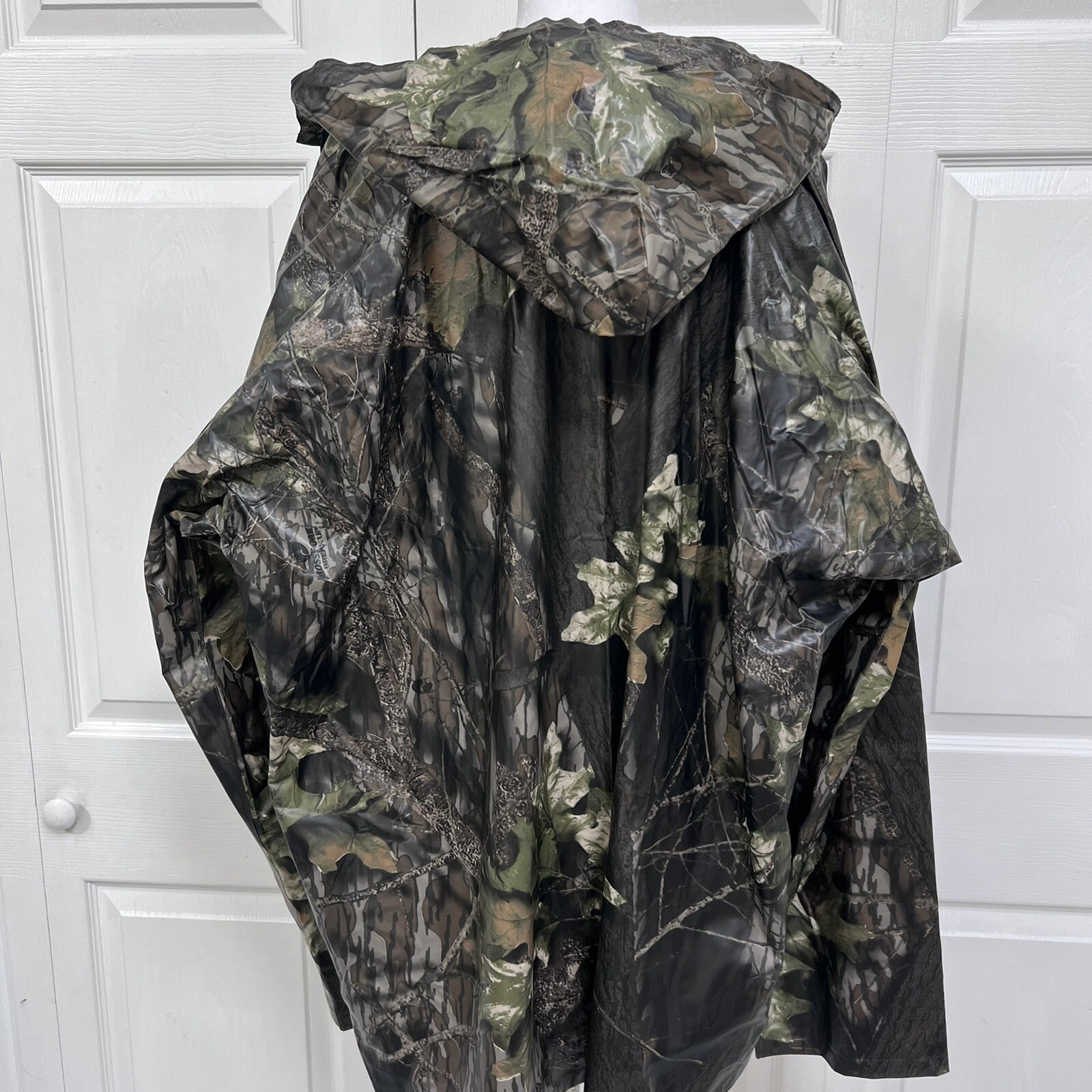 OUTDOOR LIFE Camo Rain Jacket Mens PVC 