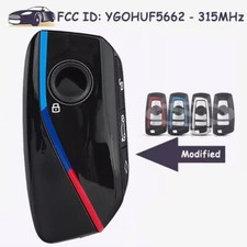 Modified Smart Remote Key Fob Ygohuf5662 For Bmw F Series 3 4 5 6 7 X3 F22 F25