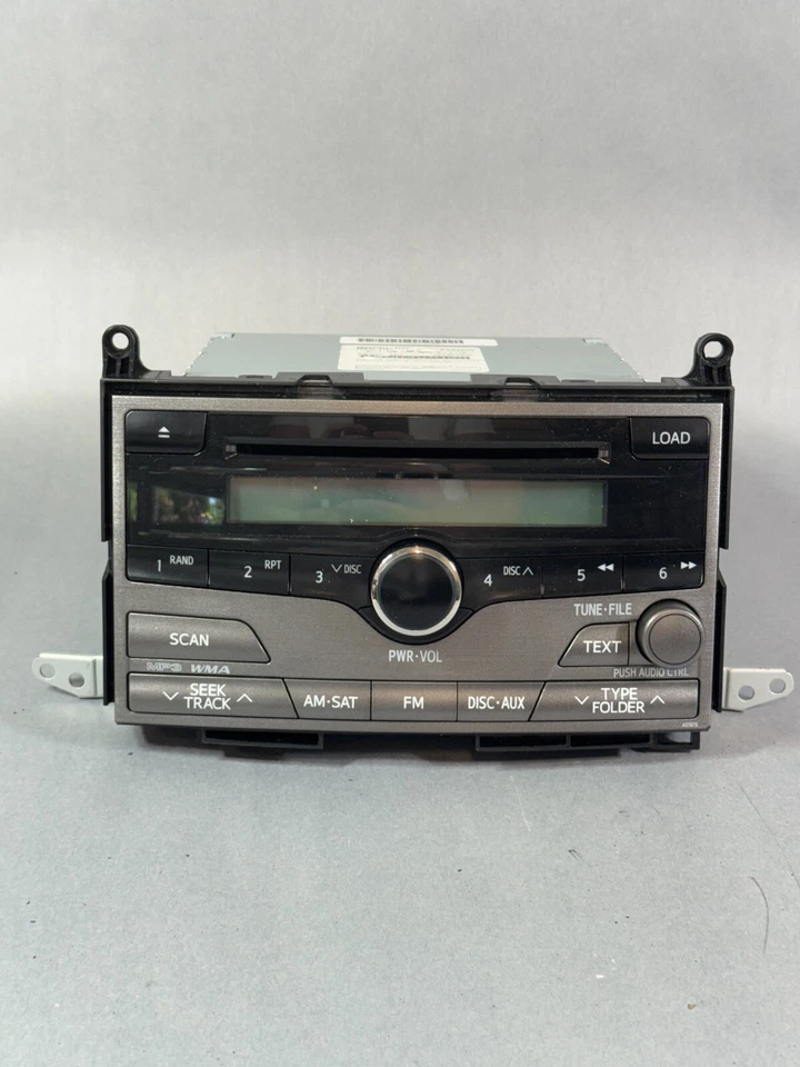 2009 Toyota Venza AM FM Radio WMA 6 Disc CD MP3 Player 86120-0T020 OPT A51870 Foto 2 de 4