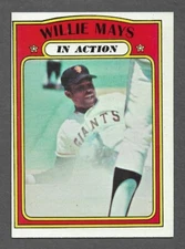 *BLAZER* 1972 Topps Baseball #50 Willie Mays IA NM-MT card Near Mint Giants HOF