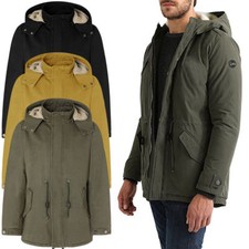 Cappotto uomo TWIG Vintage Parka L250 cappuccio con pelliccia giubbotto giacca