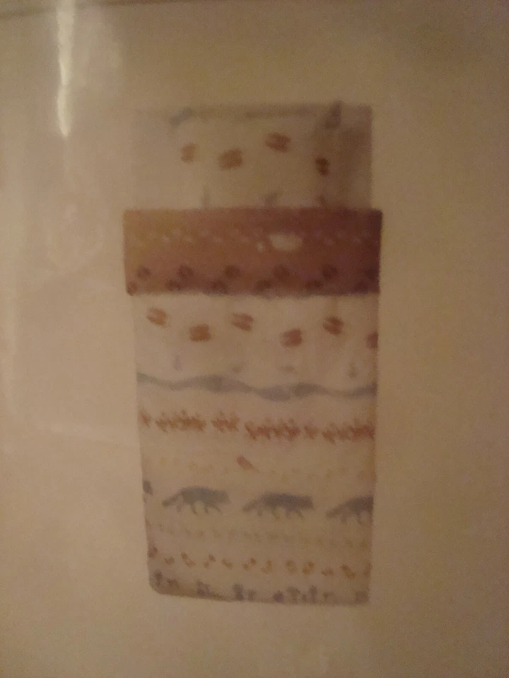 IKEA Children Kids TWIN Duvet Cover w/ Pillowcase White Beige Blue Fox Birds etc - Image 3 of 4