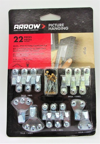 ARROW 159662 Pro Picture Hanging Kit, 22 Piece - Picture 2 of 2