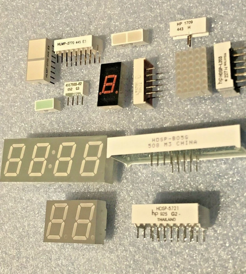 LED DISPLAY ASSORTED LOT 7 SEGMENT, DOT MATRIX, BAR VARIOUS COLORS NEW FAST SHIP - Image 2 of 3