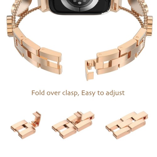 iBenzer Stainless Steel Watch Band for Apple Watch 42/44/45/49mm 38/40/41mm - 第 2/13 張圖片