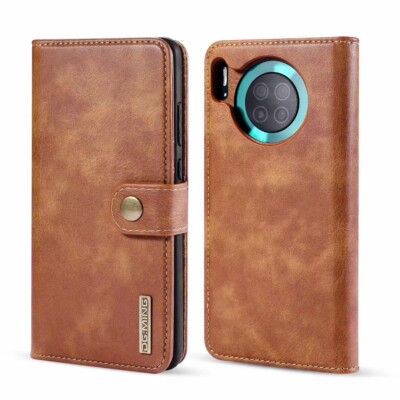 DG.MING Vintage Classical  Leather Wallet Card Flip Cell Phone Cases Cover Back 