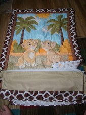 Lion King Toddler Bed Crib Comforter and Bed Skirt