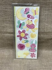 Creative Memories Baby Girl Bright Sticker Sheets - New 