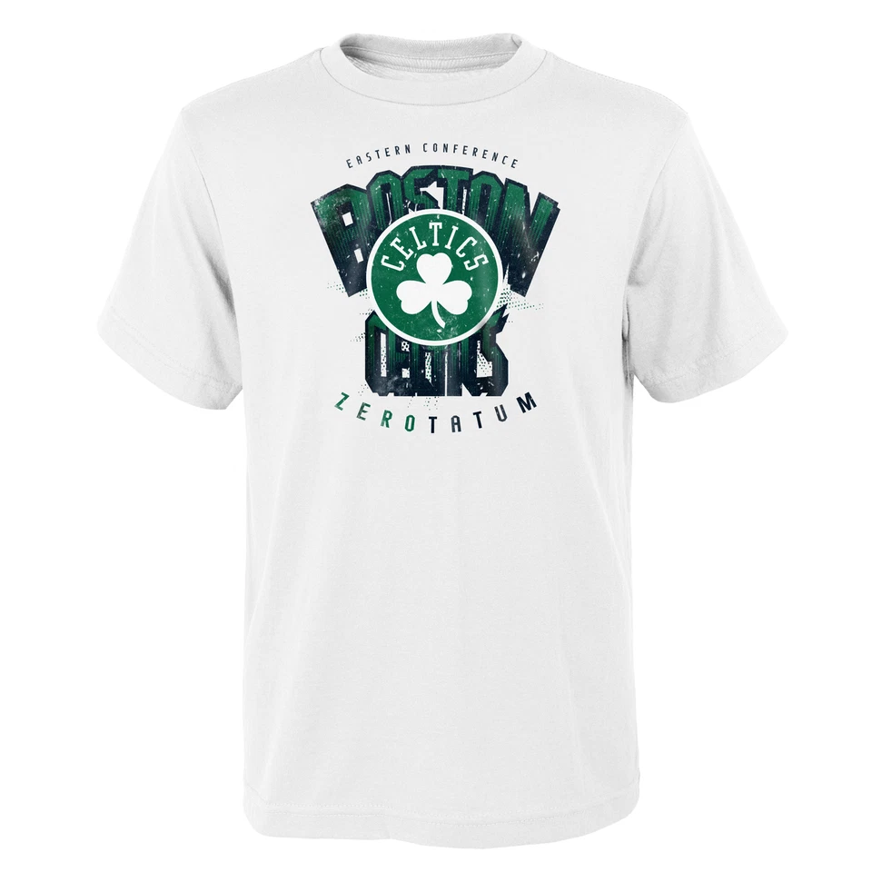 NBA T-Shirt Boston Celtics Jayson Tatum Big Arch Logo weiß Shirt - Bild 1 von 1