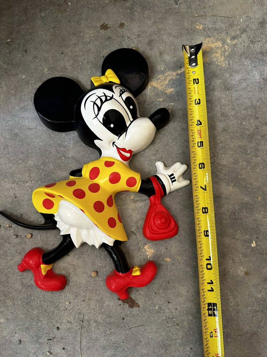 Rare Walt Disney Herstellung Germany Plastic Wall Decor art 3D 