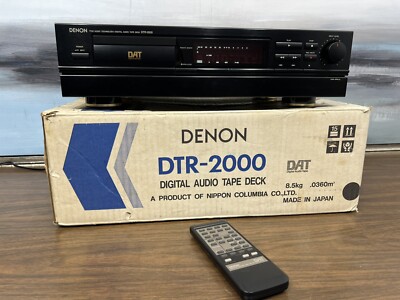 Denon Pcm Audio/Digital Audio Tape Deck DTR-2000 FOR PARTS -AS IS Denon Pcm Audio/Digital Audio Tape Deck DTR-2000 FOR PARTS -AS IS
