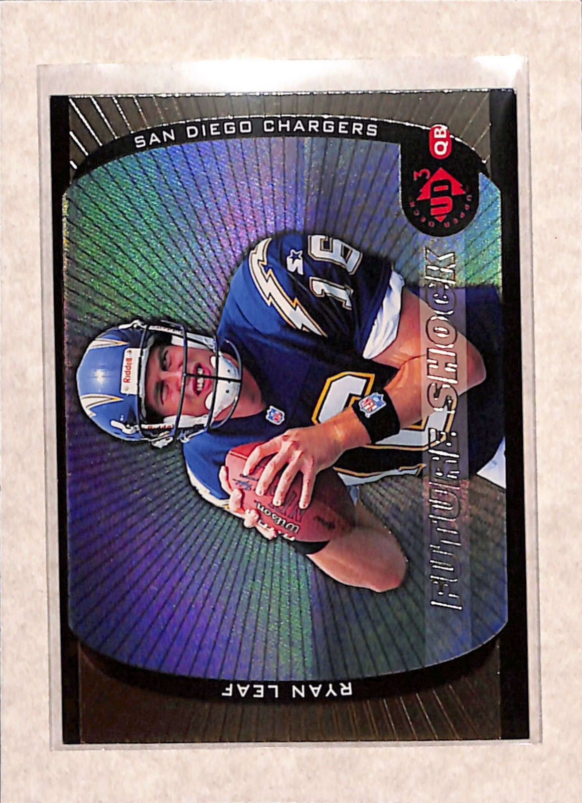 1998 Upper Deck UD3 # Ryan Leaf  EX