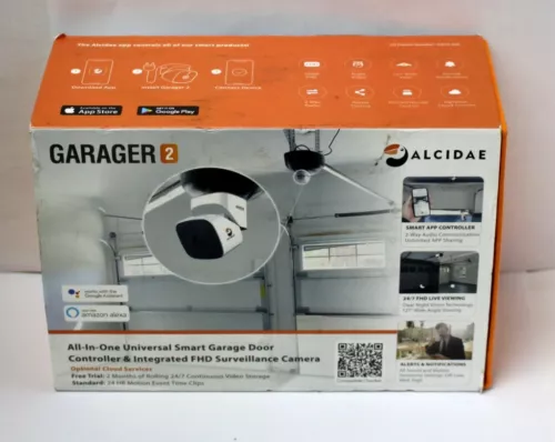 ALCIDAE GARAGER 2 ALL-IN-ONE UNIVERSAL SMART GARAGE DOOR CONTROLLER NEW