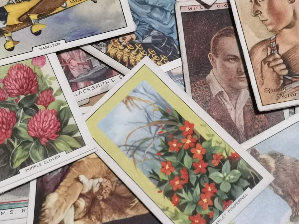 10 Vintage Cigarette Cards Mixed Job Lot - Military, Tech, Nature, Movies etc - Image 3 of 4