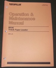 CAT CATERPILLAR 953C TRACK LOADER OPERATION & MAINTENANCE MANUAL BOOK 2ZN1-1749