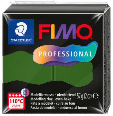 FIMO PROFESSIONAL Modelliermasse ofenhärtend 57 g blattgrün