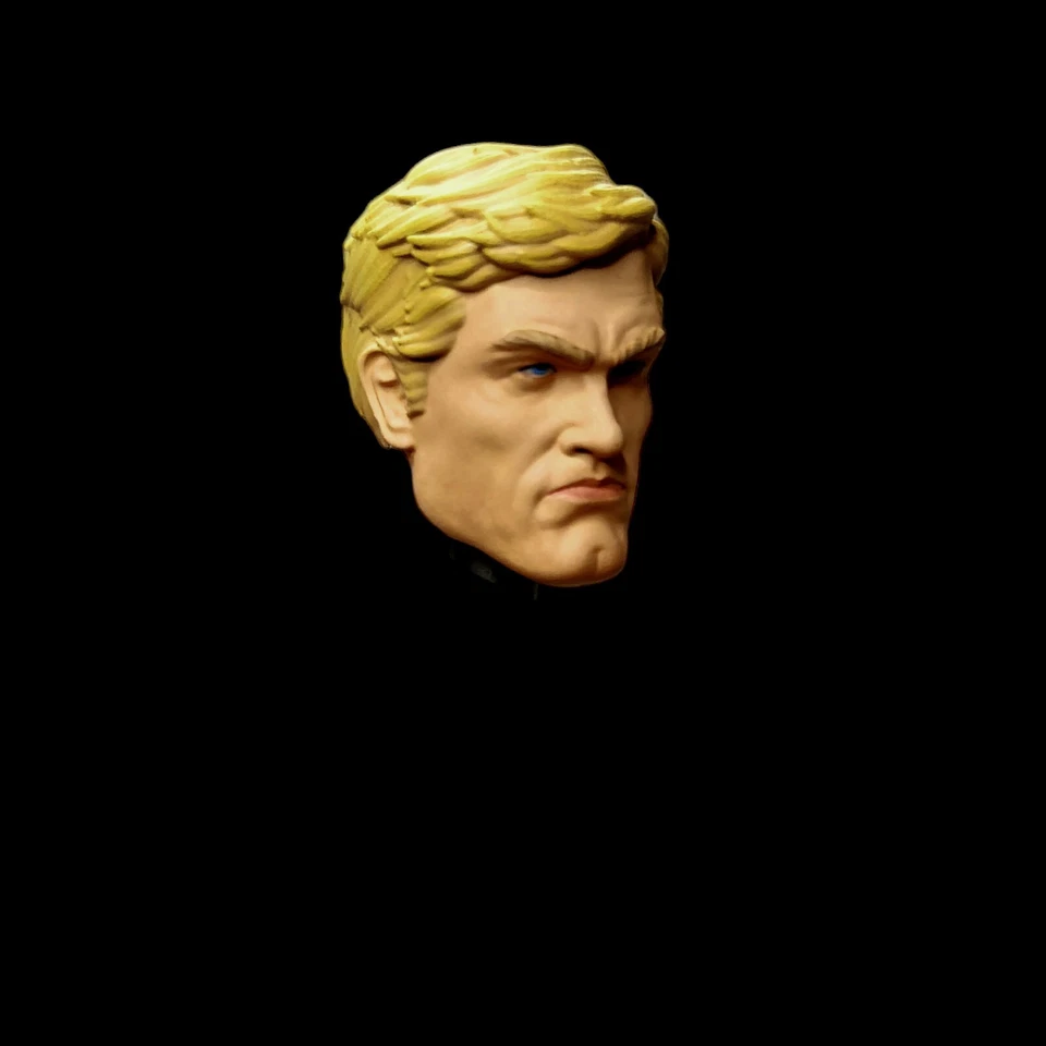 Marvel Legends Steve Rogers Captain America Unmasked PAINTED Head cast — 第 2/4 张图片