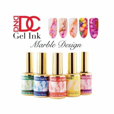 DND DC Gel Ink Marble Design LED/UV 0.6oz 18ml - PICK YOUR COLOR.