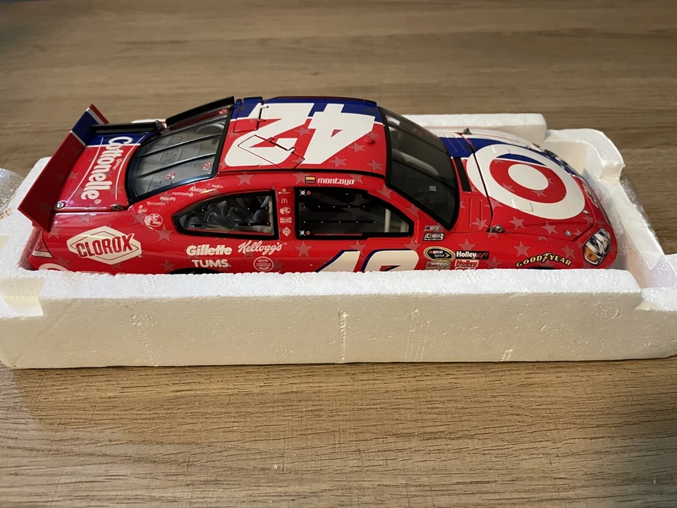 Juan Pablo Montoya 42 Target Nascar Unites 2012 1/24 Lionel diecast 1/349 raro Foto 4 de 4