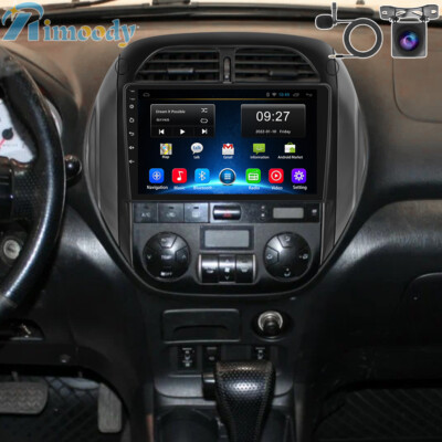 9'' Android 13 Autoradio GPS Navi FM RDS WIFI BT Kamera Für Toyota RAV4 2000-2006