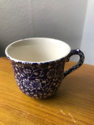QUEENS VIKTORIANISCH BLAU KALIKO NUR TASSE.