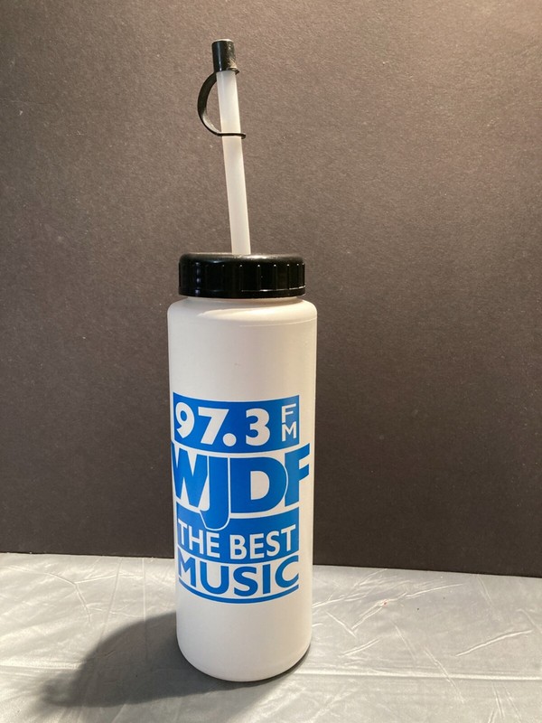 97.3 WJDF Orange Massachusetts Radio Station The Best Music Beverage Bottle 