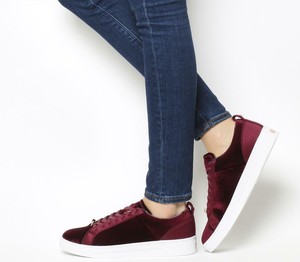 red velvet trainers