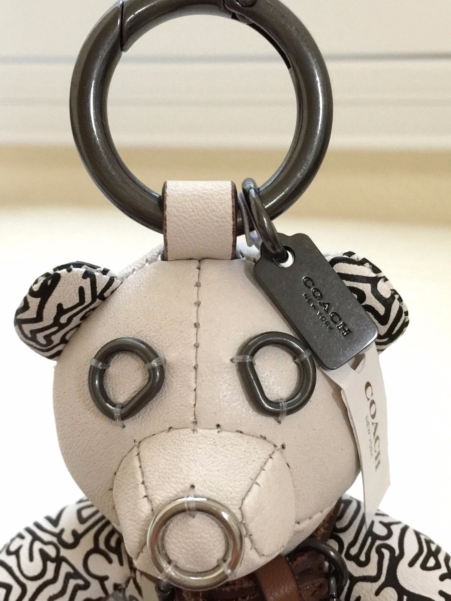 COACH New York KEITH HARING BEAR KEY RING CHARM Rare Limited COACH New York KEITH HARING BEAR KEY RING CHARM Rare Limited