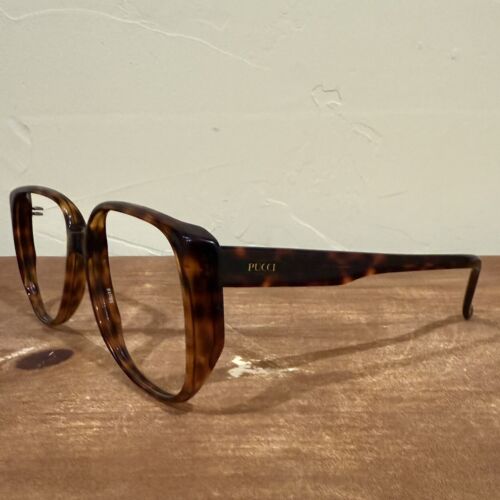 Vintage Emilio Pucci Eyeglasses Frames EP 233 DA Tortoise *ONE ARM* Collector