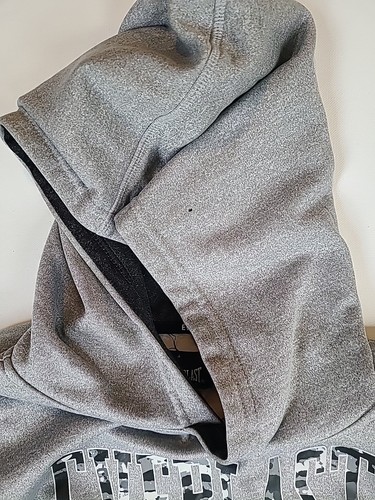 Vintage Everlast Sport Men’s Gray Boxing Workout Hoodie Sweatshirt Size XL - Picture 4 of 4