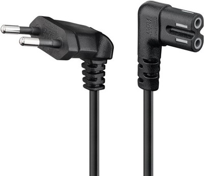 Goobay 73020 Euro Anschlusskabel für Sonos  PLAY:1/PLAY:5, 3 m, Schwarz, 3 m - E