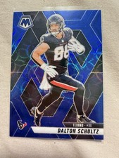 Panini Mosaic 2025 Dalton Schultz #85 BLUE SCOPE PRIZM Houston Texans NFL Card