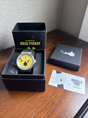Broken Time Brad Podray Mad Hudson Watches Unused Box Papers Signed By Creator