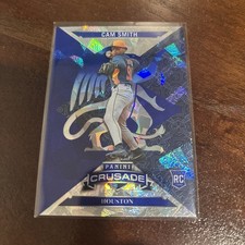 Cam Smith 2025 Panini Crusade Blue Ice Prizm Rookie RC Card #263 Houston Astros