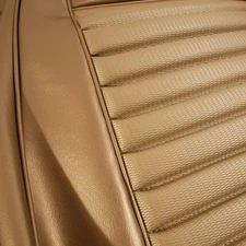 1970 Mustang Mach I Shelby  Fastback High Back Seat Upholstery TMI Nugget Gold