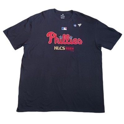 Fanatics Philadelphia Phillies NLCS 2024 Mens 2XL Black T Shirt Short Sleeve MLB