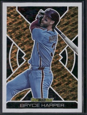 2025 Topps Update #BG-8 Bryce Harper Topps Black Gold