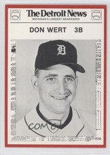 1981 Detroit News Tigers Boys of Summer 100th Anniversary Don Wert #65 0b5