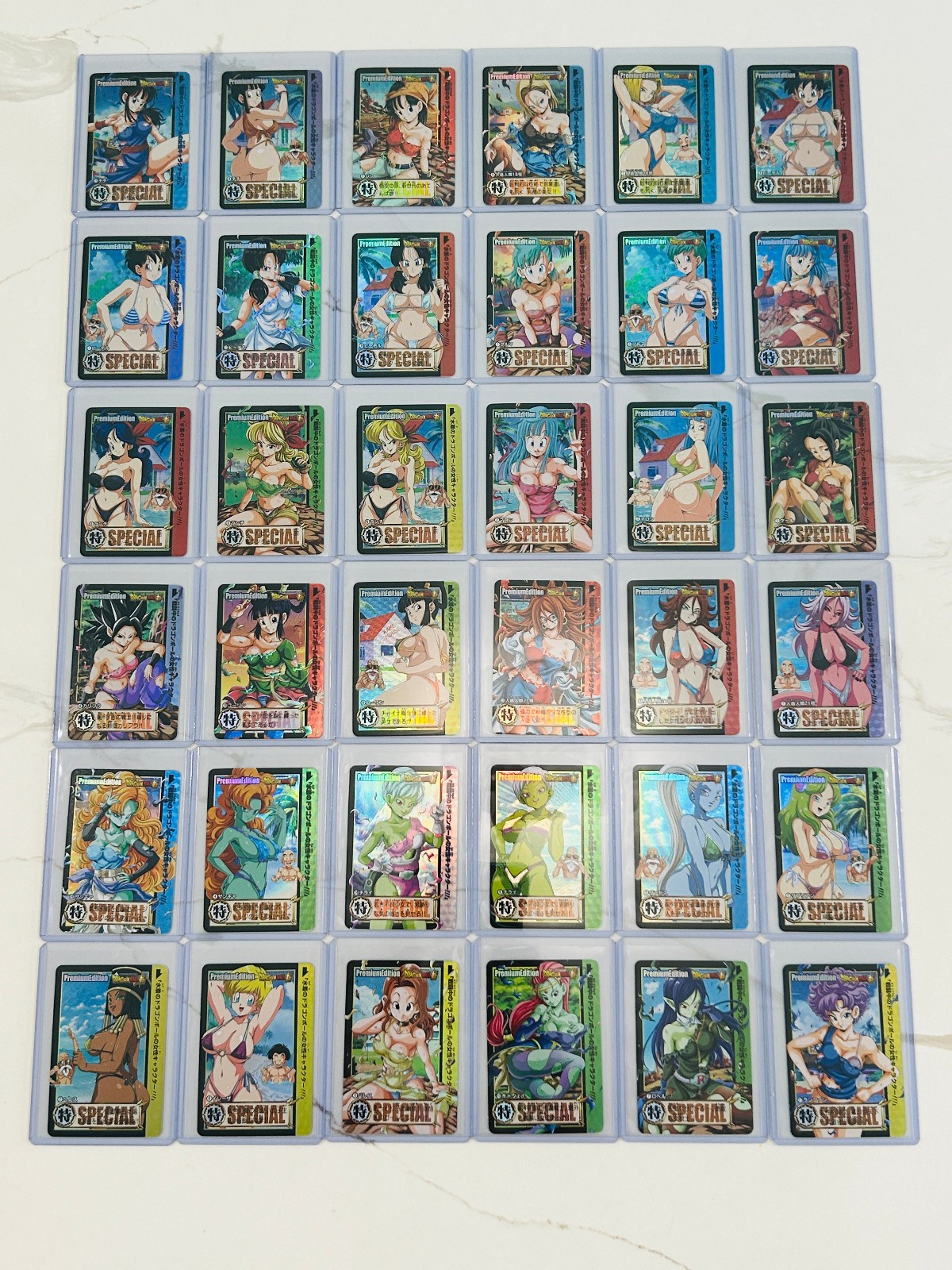 Dragon Ball Hentai Sexy Bikini Girls Doujin Anime Waifu Goddess Story Cards ACG