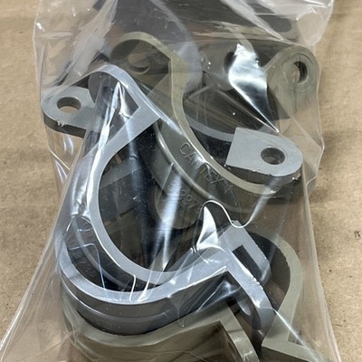 QTY 10) Carlon E977FC 1'' 2-Hole PVC Conduit Clamp