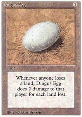 Dingus Egg - Medium Play MTG Revised