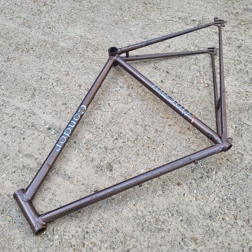 Cuadro y horquilla de bicicleta de carreras de carretera Condor Reynolds 531 tubo Cromoly bicicleta retro - Imagen 16 de 24