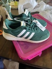 Adidas Run 60s 4.0 Clásico Retro Zapatos Deportivos Tenis Verde JS1003 Hombres 9.5