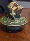 Weller Pottery 5" Muskota Flower Arranger Factory MINT