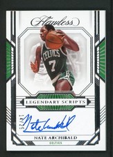2022-23 NATE ARCHIBALD 14/25 AUTO PANINI FLAWLESS LEGENDARY SCRIPTS AUTOGRAPHS