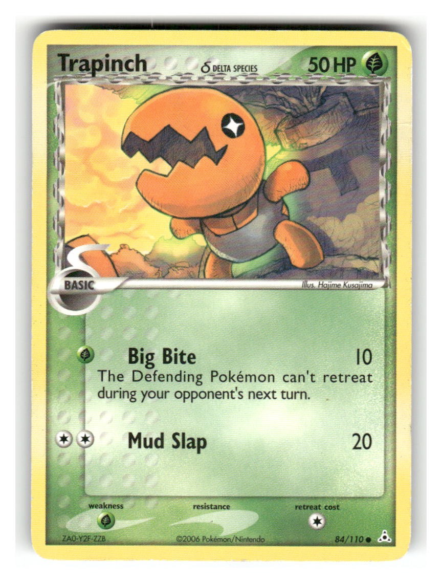 Trapinch 84/110 Common Holon Phantoms Pokemon Moderately Played