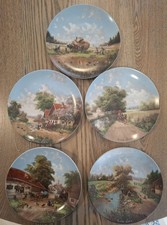 Seltmann Weiden Lückels idyllisches Dorfleben Village Life Plate 1988 20cm